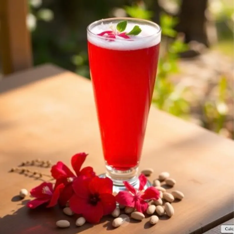 Hibiscus and Pine Nut Mead image